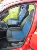 Přední sedačky černá a modrá koženka Renault Megane 1,9D, r.v.1999